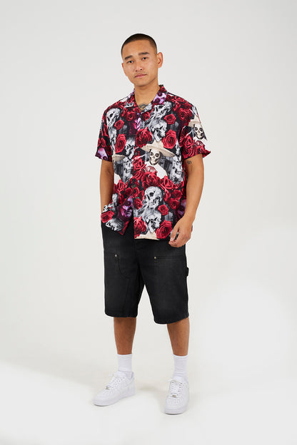 Brave Soul Black Printed Shirt - Black Image 3