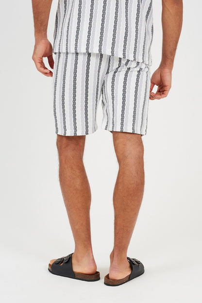 Brave Soul White Regular Fit Shorts - White Image 2