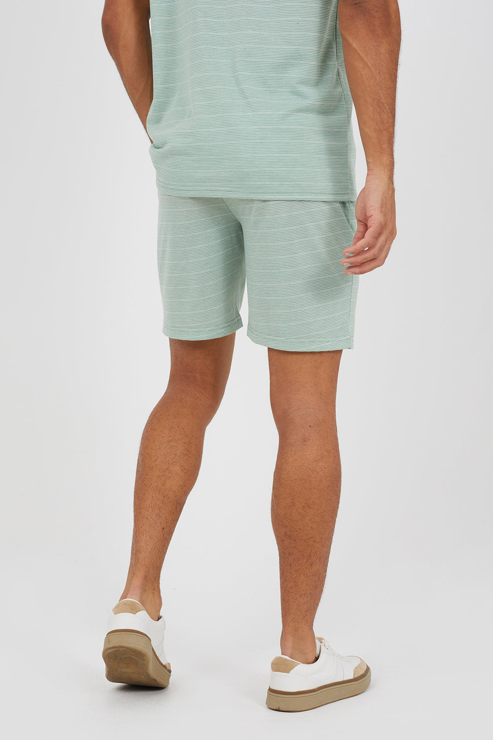 Brave Soul Mint Jacquard Shorts - Mint Image 2