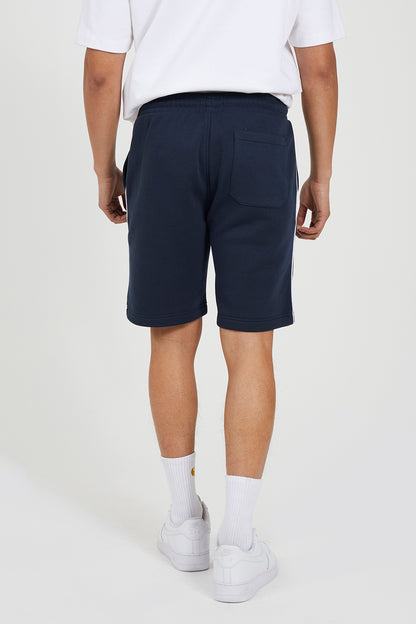 Brave Soul Navy Side Stripe Drawstring Jersey Shorts - Navy Image 2