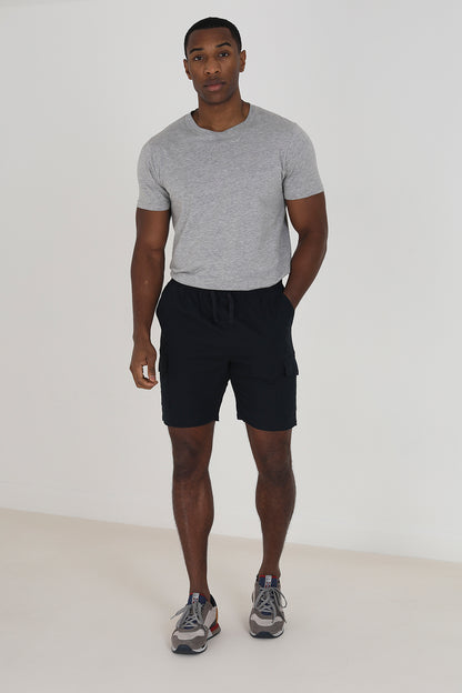 Brave Soul Navy Cargo Shorts - Navy Image 3