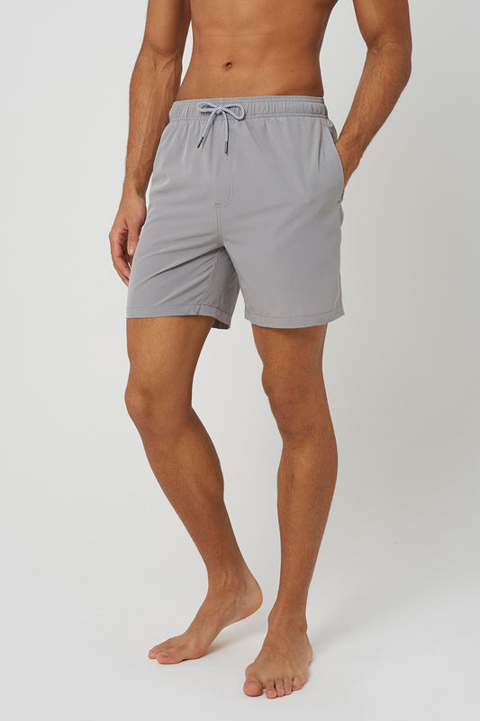 Brave Soul Grey Swim Shorts - Grey Image 1