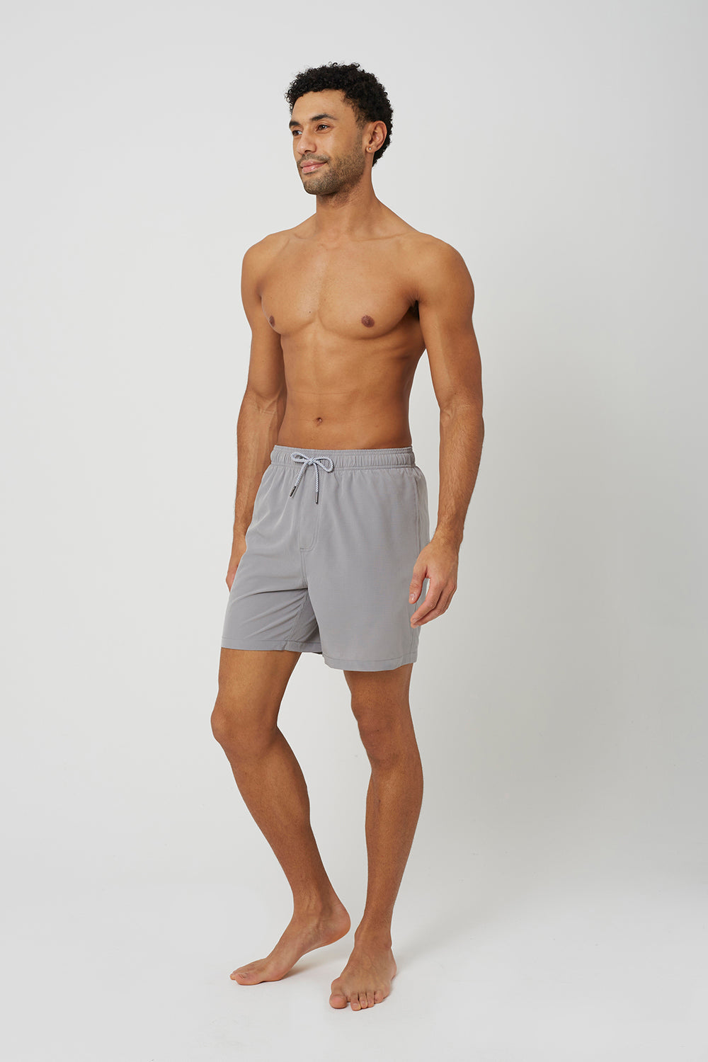 Brave Soul Grey Swim Shorts - Grey Image 3