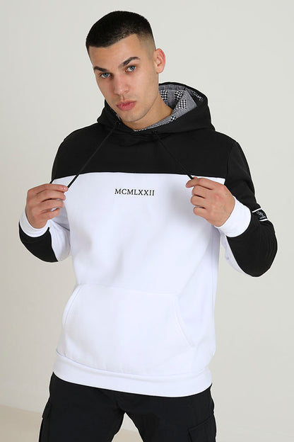 Brave Soul Black Overhead Hoodie With Kangaroo Pocket - Black Image 1