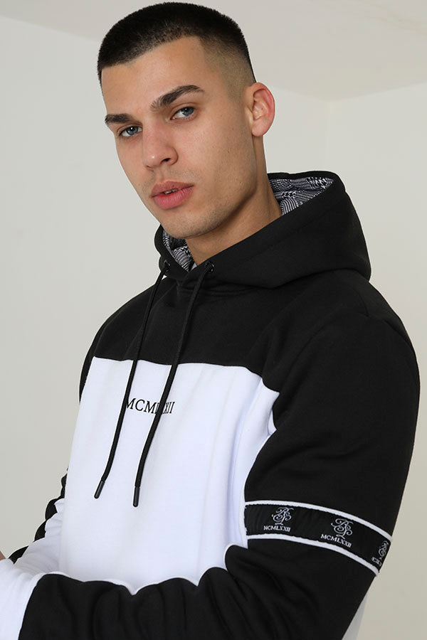 Brave Soul Black Overhead Hoodie With Kangaroo Pocket - Black Image 3