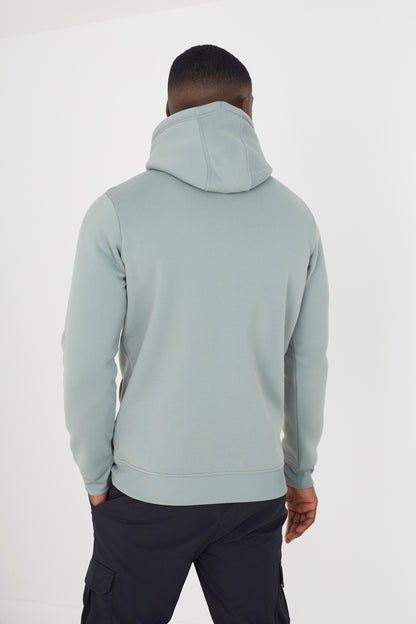 Brave Soul Light Green Hoodie With Kangaroo Pocket - Light Green Image 2