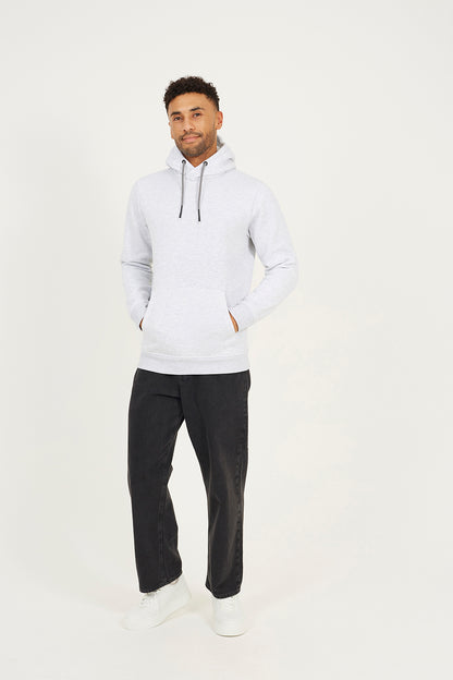 Brave Soul Ecru Hoodie With Kangaroo Pocket - Ecru Image 3