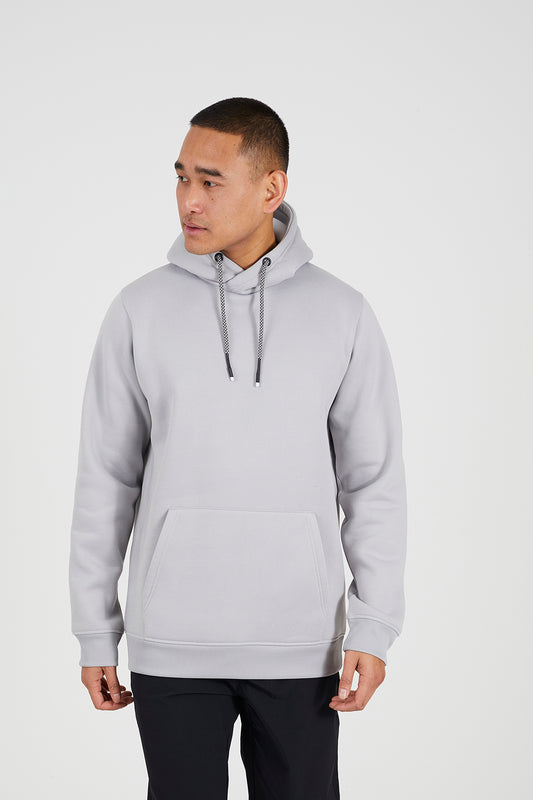 Brave Soul Grey Hoodie With Kangaroo Pocket - Grey Image 1