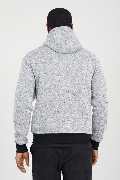 Brave Soul Grey Full Zip Hoody - Grey Image 2
