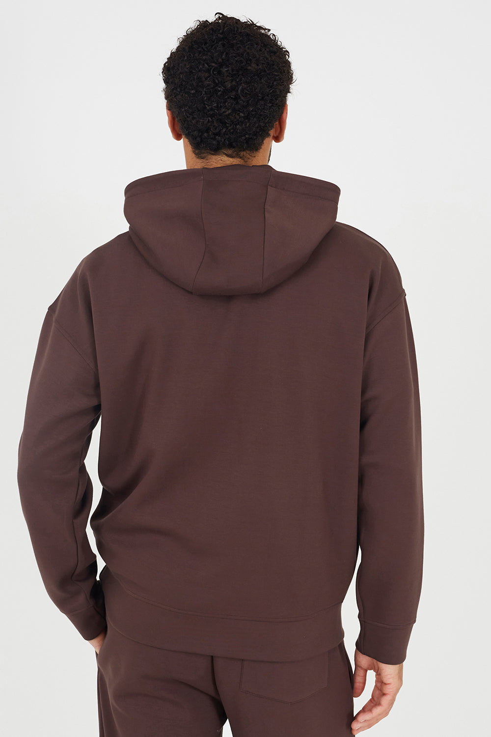 Brave Soul Brown Relaxed Fit Overhead Hoodie - Brown Image 2
