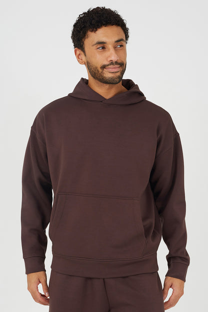Brave Soul Brown Relaxed Fit Overhead Hoodie - Brown Image 1