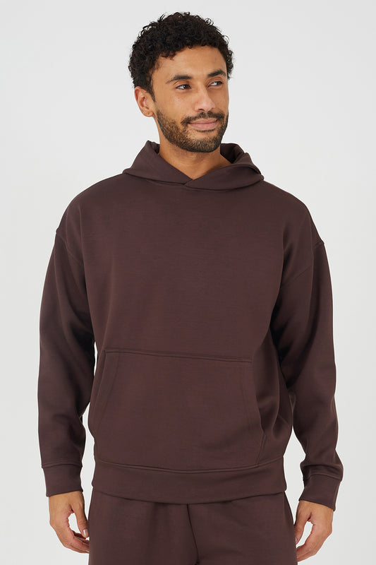 Brave Soul Brown Relaxed Fit Overhead Hoodie - Brown Image 1