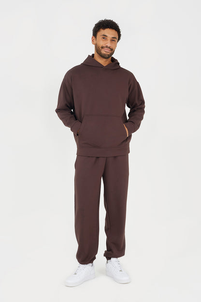 Brave Soul Brown Relaxed Fit Overhead Hoodie - Brown Image 3