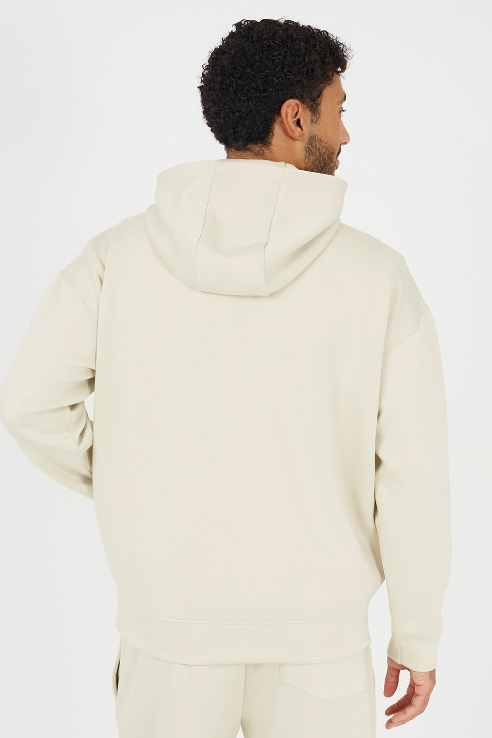 Brave Soul Beige Relaxed Fit Overhead Hoodie - Beige Image 2