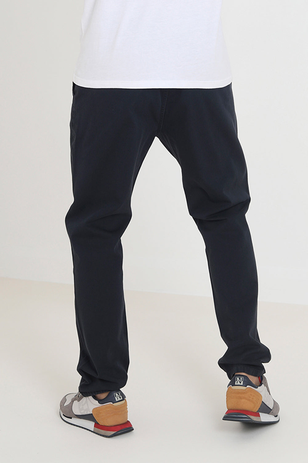 Brave Soul Navy Cotton Chino Trousers - Navy Image 2