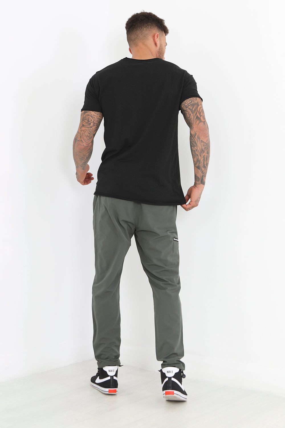 Brave Soul Khaki Elasticated Waist Utility Trousers - Khaki Image 2