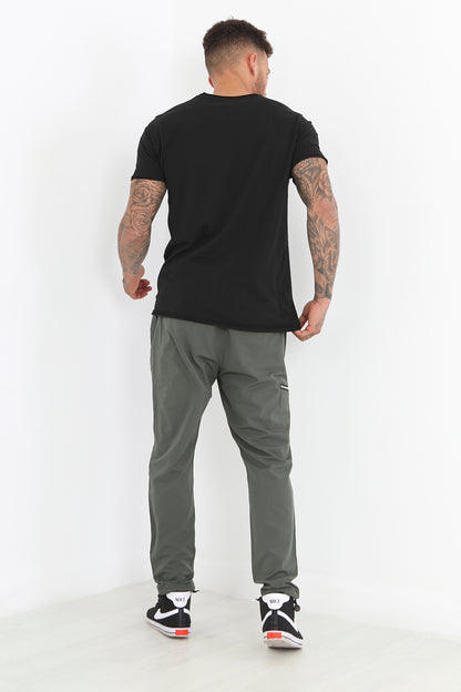 Brave Soul Khaki Elasticated Waist Utility Trousers - Khaki Image 2