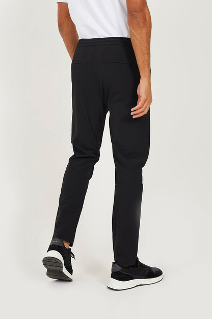 Brave Soul Black Elasticated Waist Chino Style Trousers - Black Image 2