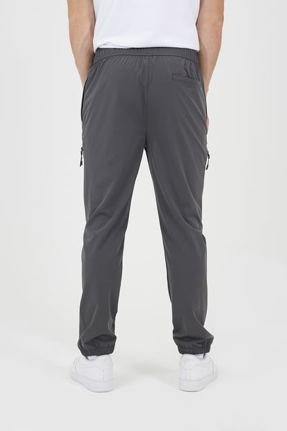 Brave Soul Dark Grey Straight Leg Elasticated Waist Trousers - Dark Grey Image 2