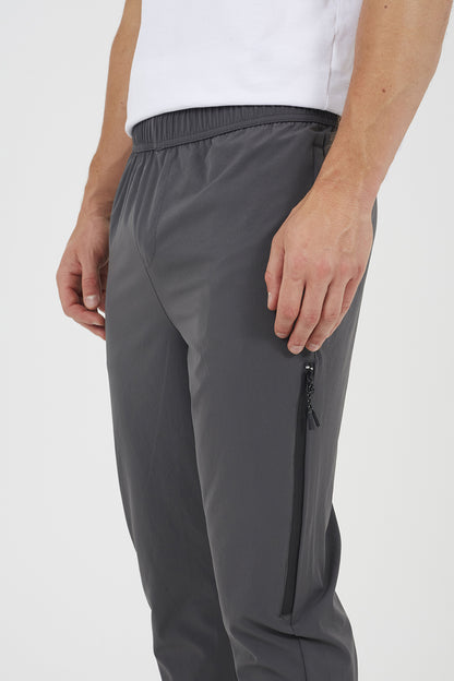 Brave Soul Dark Grey Straight Leg Elasticated Waist Trousers - Dark Grey Image 4