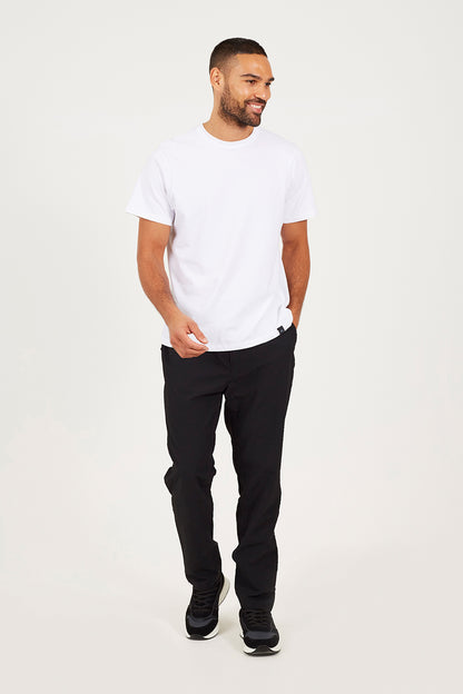 Brave Soul Black Straight Leg Seersucker Trousers - Black Image 3