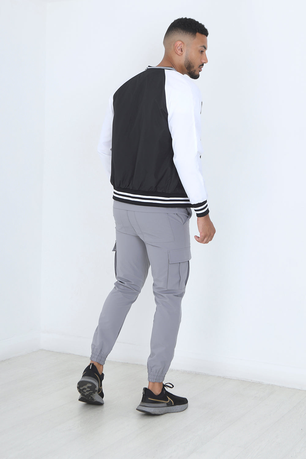 Brave Soul Grey Cuffed Cargo Trousers - Grey Image 2