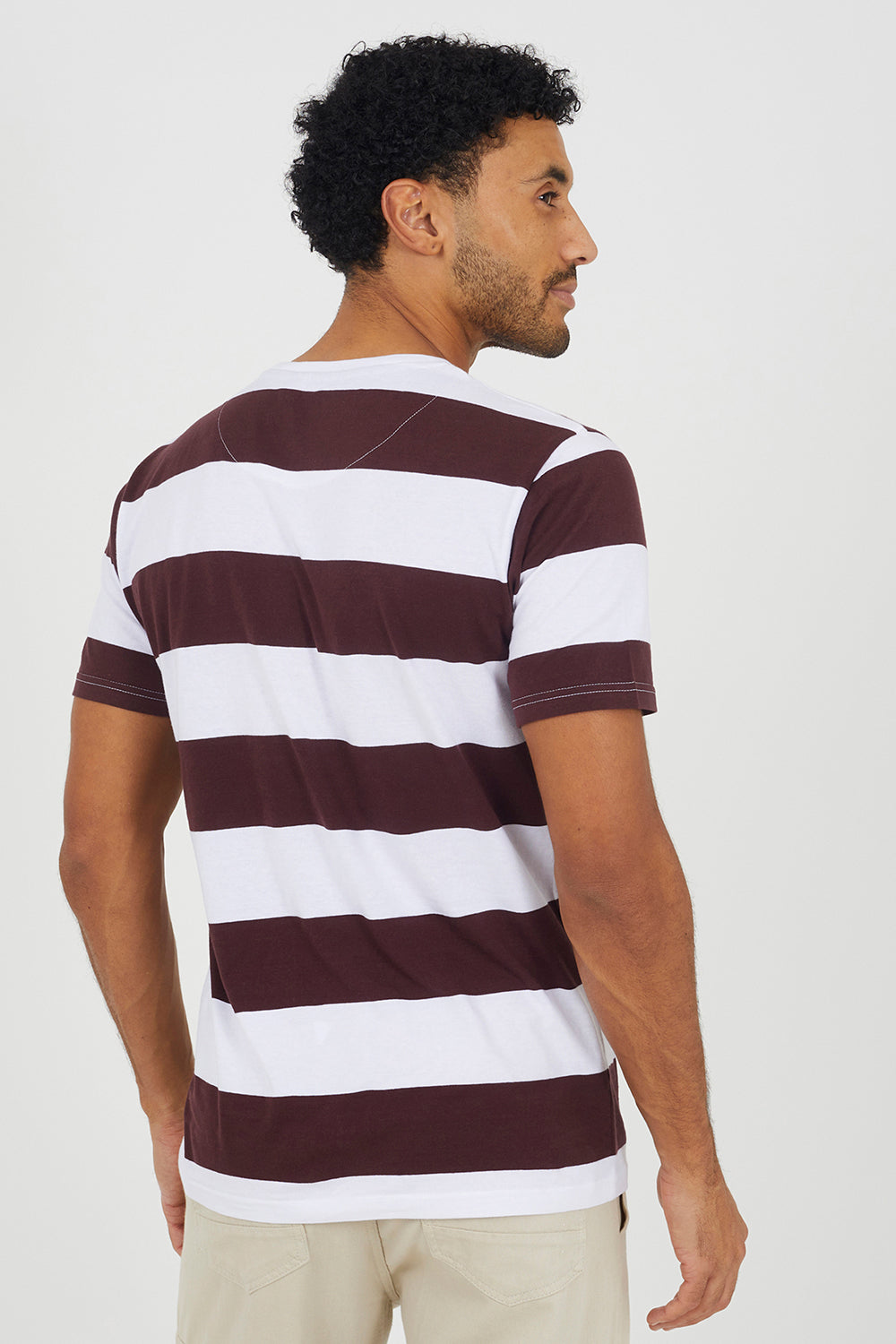 Brave Soul Multi 3 Pack Cotton Crew Neck T-Shirts - Multi Image 2