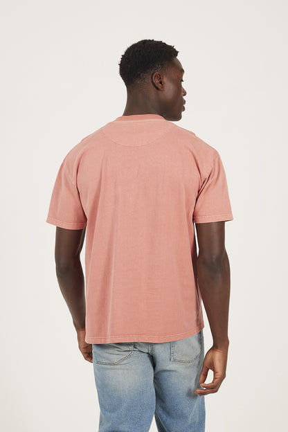 Brave Soul Pink Acid Wash Oversized T-shirt - Pink Image 2
