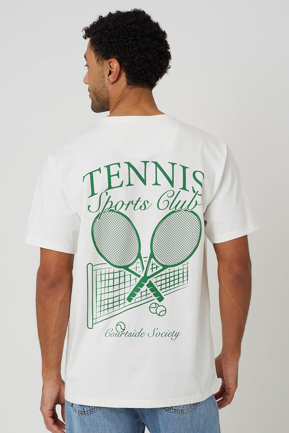 Brave Soul Off White Cotton Relaxed Fit Graphic T-Shirt - Off White Image 2