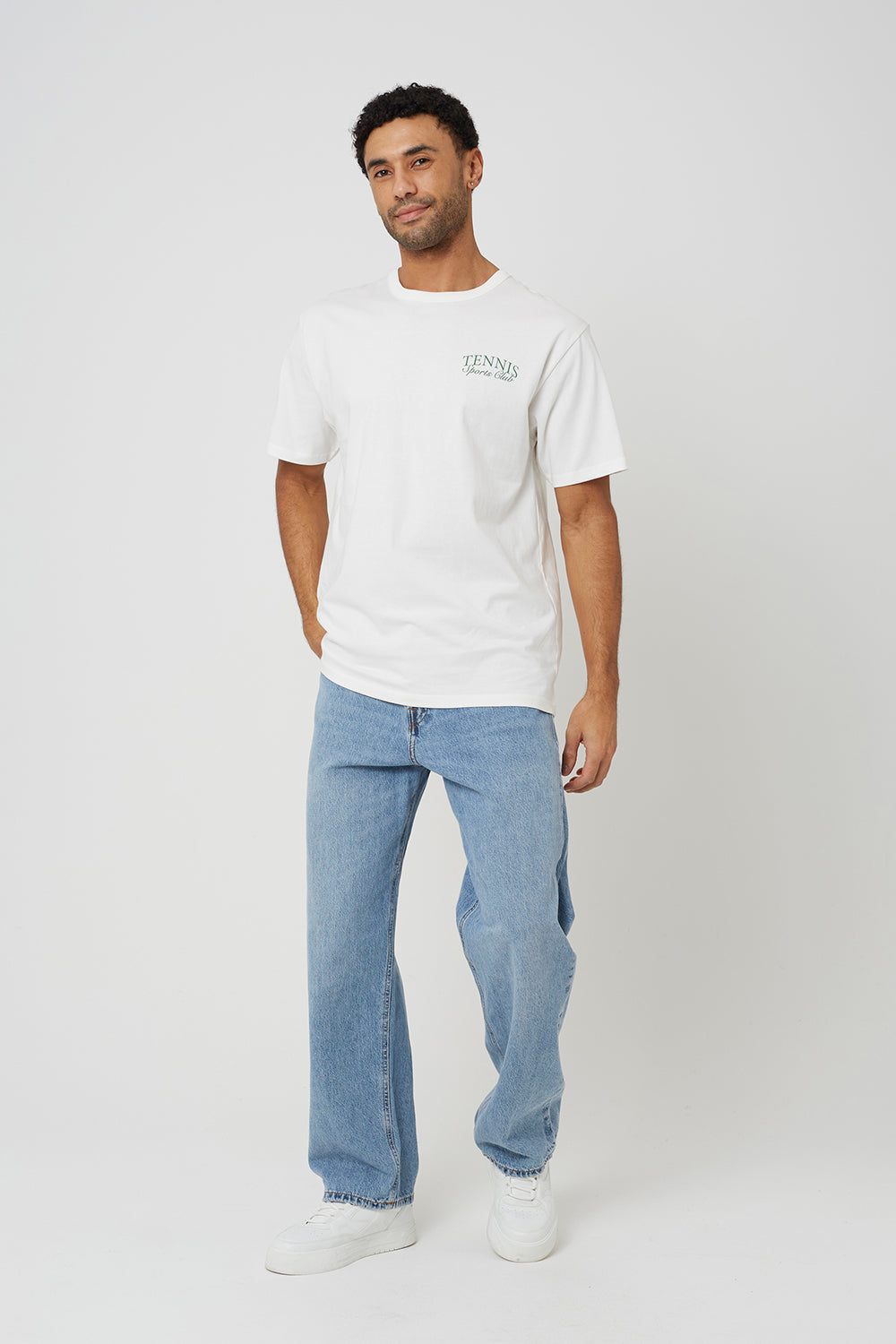 Brave Soul Off White Cotton Relaxed Fit Graphic T-Shirt - Off White Image 3