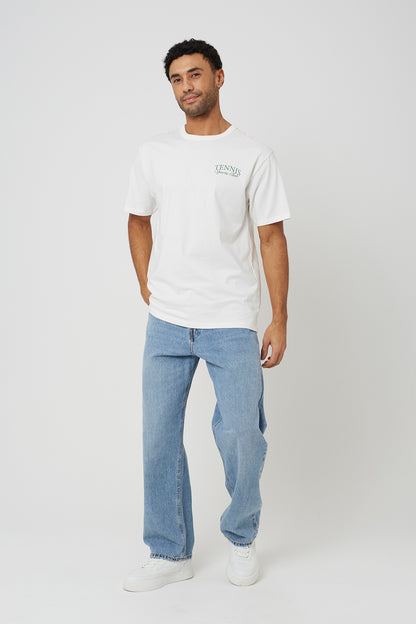 Brave Soul Off White Cotton Relaxed Fit Graphic T-Shirt - Off White Image 3
