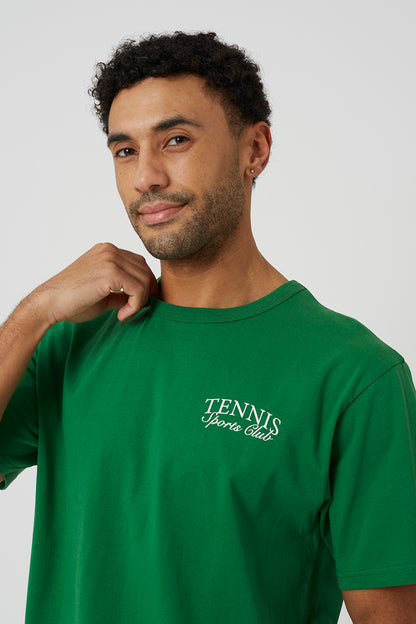 Brave Soul Green Cotton Relaxed Fit Graphic T-Shirt - Green Image 4