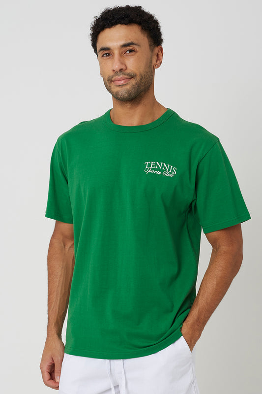 Brave Soul Green Cotton Relaxed Fit Graphic T-Shirt - Green Image 1