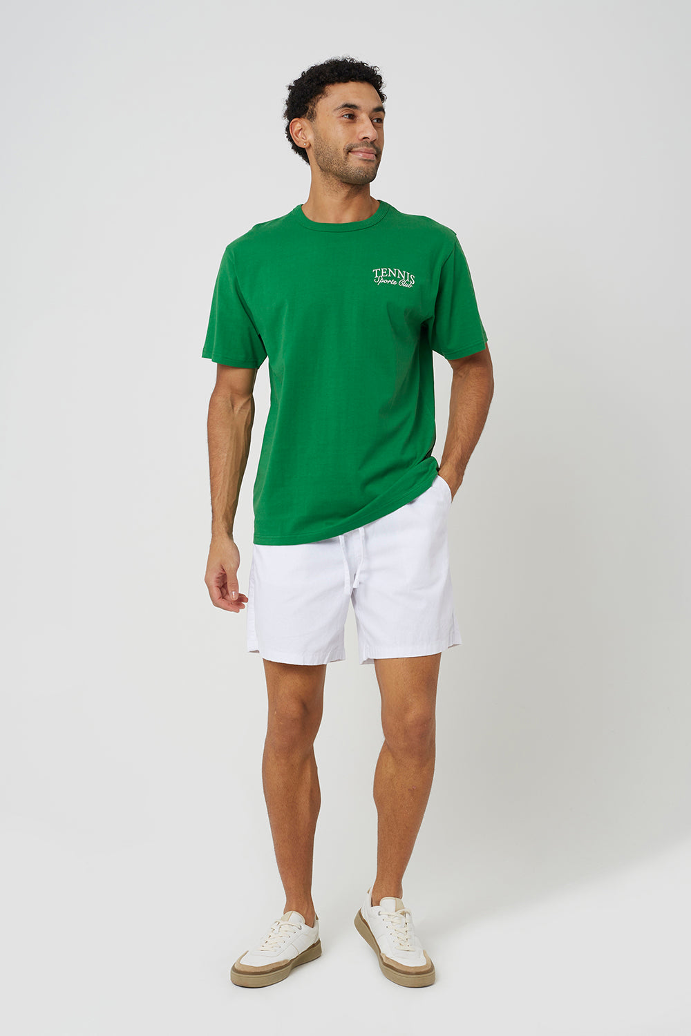 Brave Soul Green Cotton Relaxed Fit Graphic T-Shirt - Green Image 3