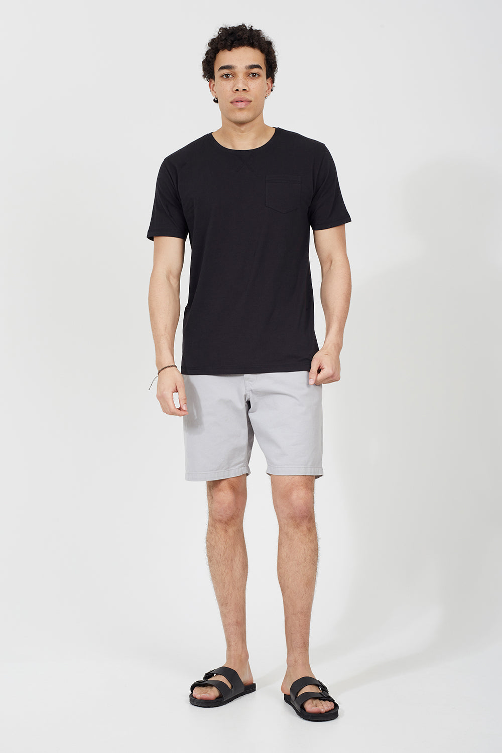 Brave Soul White 2 Pack Crew Neck T-Shirts - White Image 3