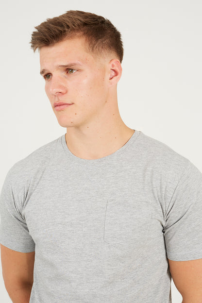 Brave Soul Navy 2 Pack Crew Neck T-Shirts - Navy Image 4