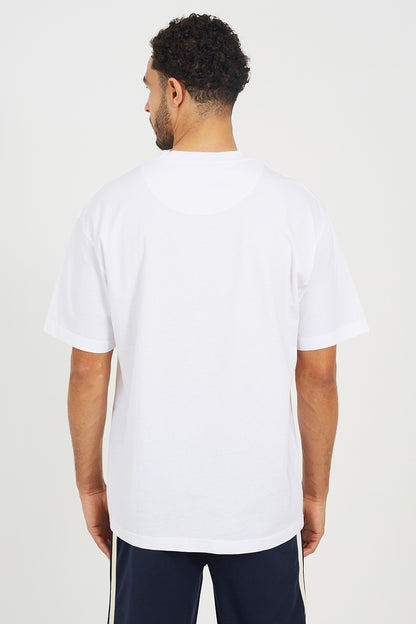 Brave Soul Off White Cotton Jersey Graphic T-Shirt - Off White Image 2