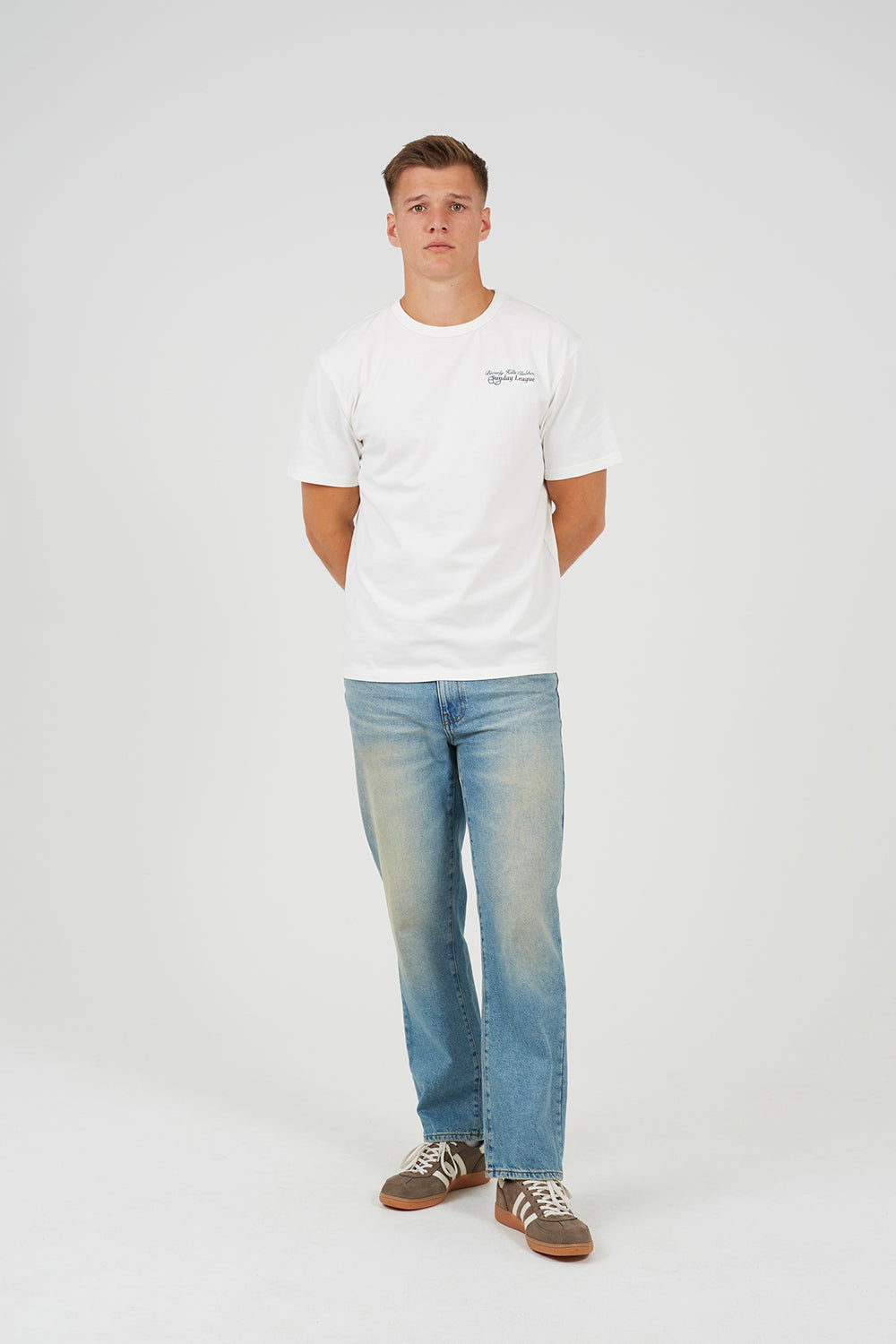 Brave Soul Off White Cotton Relaxed Fit Graphic T-Shirt - Off White Image 3