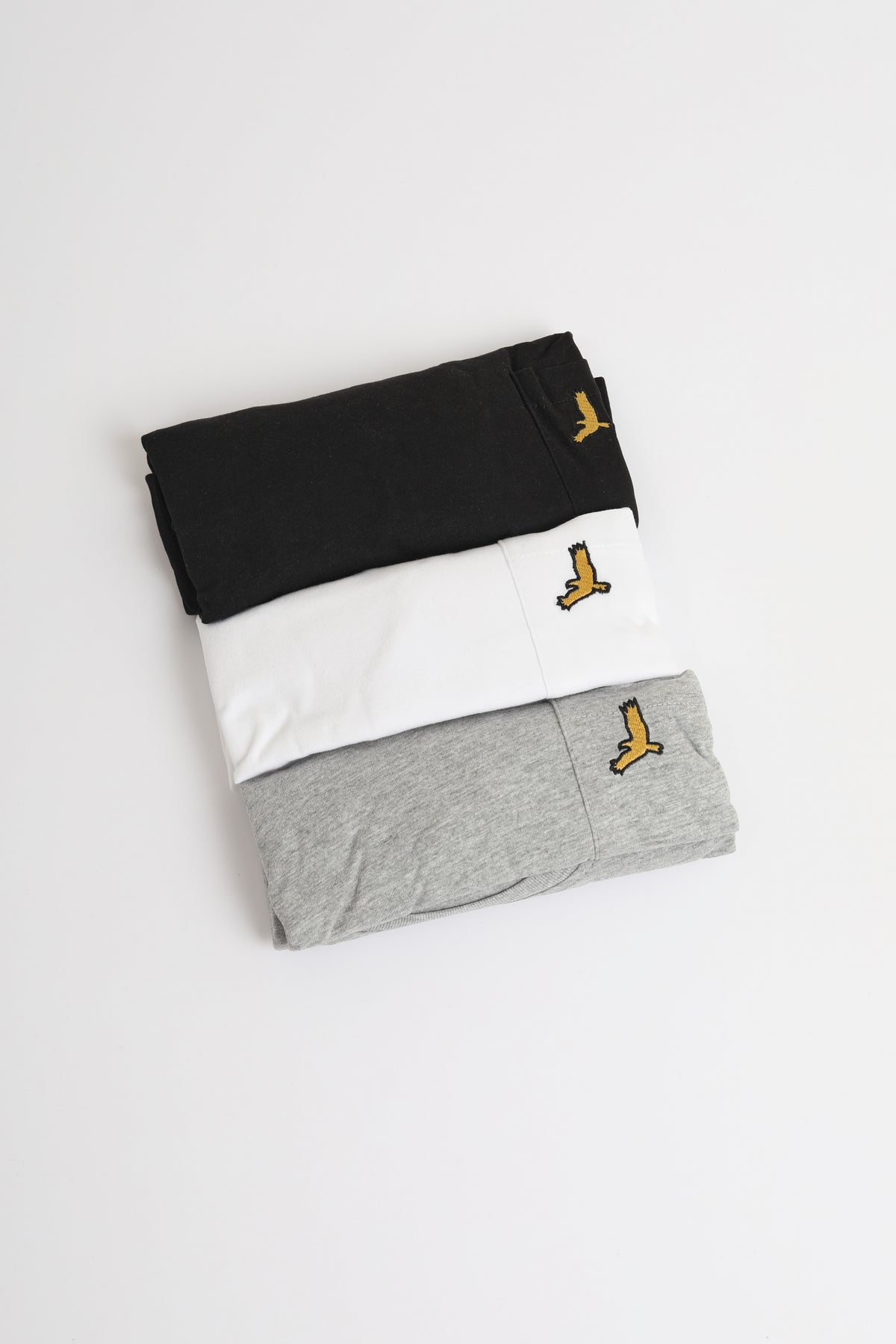 3-Pack Crew Neck T-Shirts - White