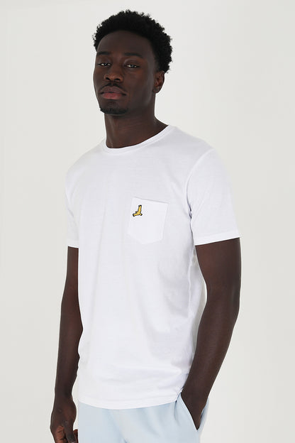 Brave Soul White 3-Pack Crew Neck T-Shirts - White Image 3