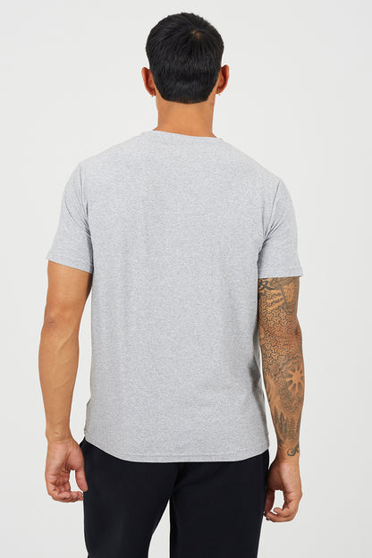 Brave Soul Light Grey Classic Crew Neck T-Shirt - Light Grey Image 2