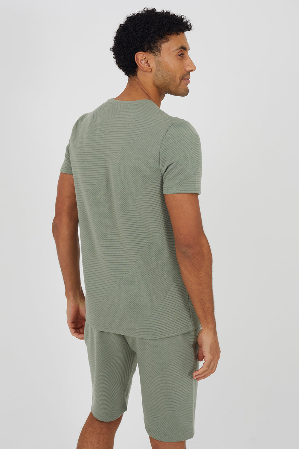 Brave Soul Mint Crew Neck T-Shirt - Mint Image 2