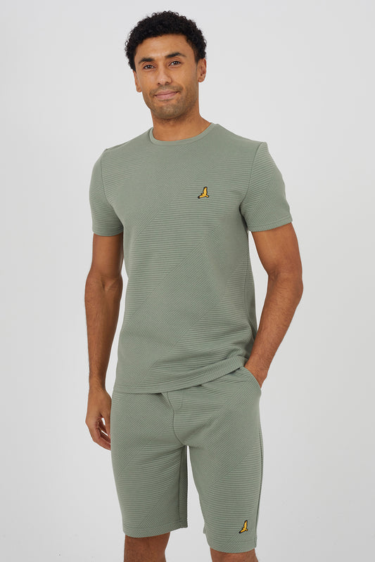 Brave Soul Mint Crew Neck T-Shirt - Mint Image 1