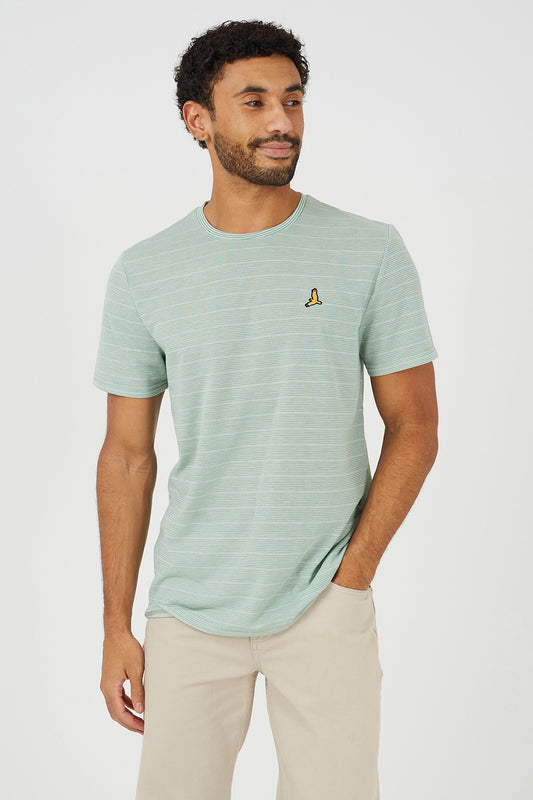 Brave Soul Mint Crew Neck T-Shirt - Mint Image 1