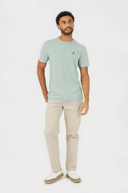 Brave Soul Mint Crew Neck T-Shirt - Mint Image 3
