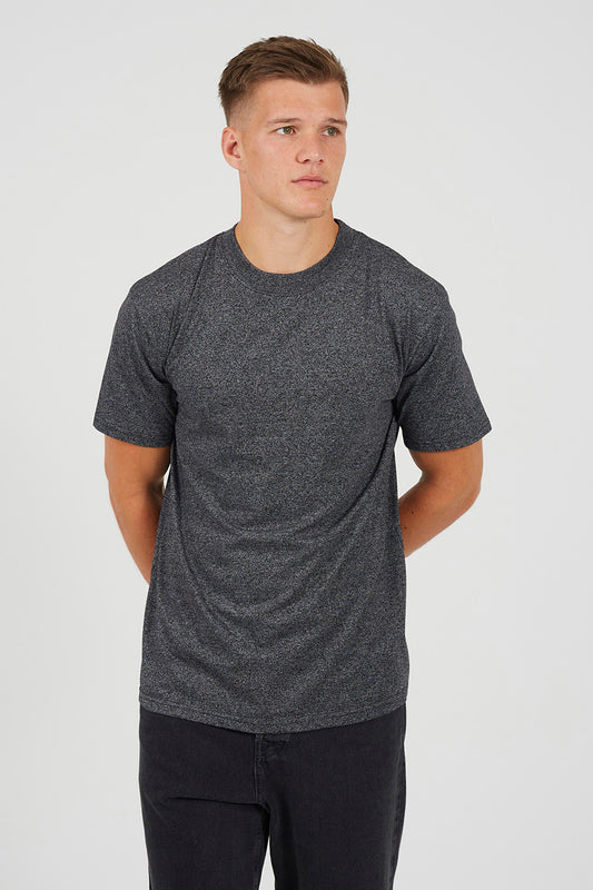 Brave Soul Black Crew Neck T-Shirt    - Black Image 1